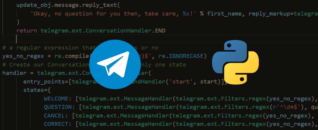آموزش ساخت ربات تلگرام با پایتون | راهنمای کامل و گام به گام